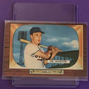 Joe DeMaestri #176 1955 Bowman Baseball Trading Card
